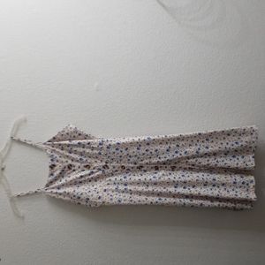 NEW Berydress Ditsy Floral Beachy Cottagecore Vacation Sz L  #046